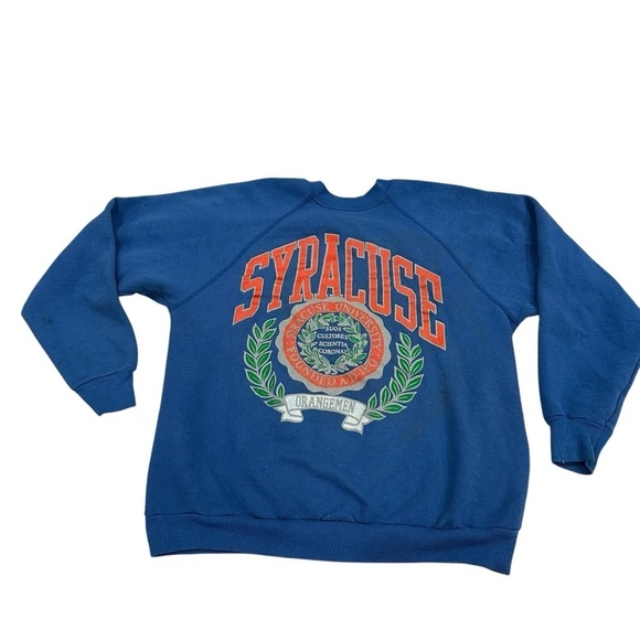 Vintage 80s Syracuse university sweatshirt - Picture 1 of 6